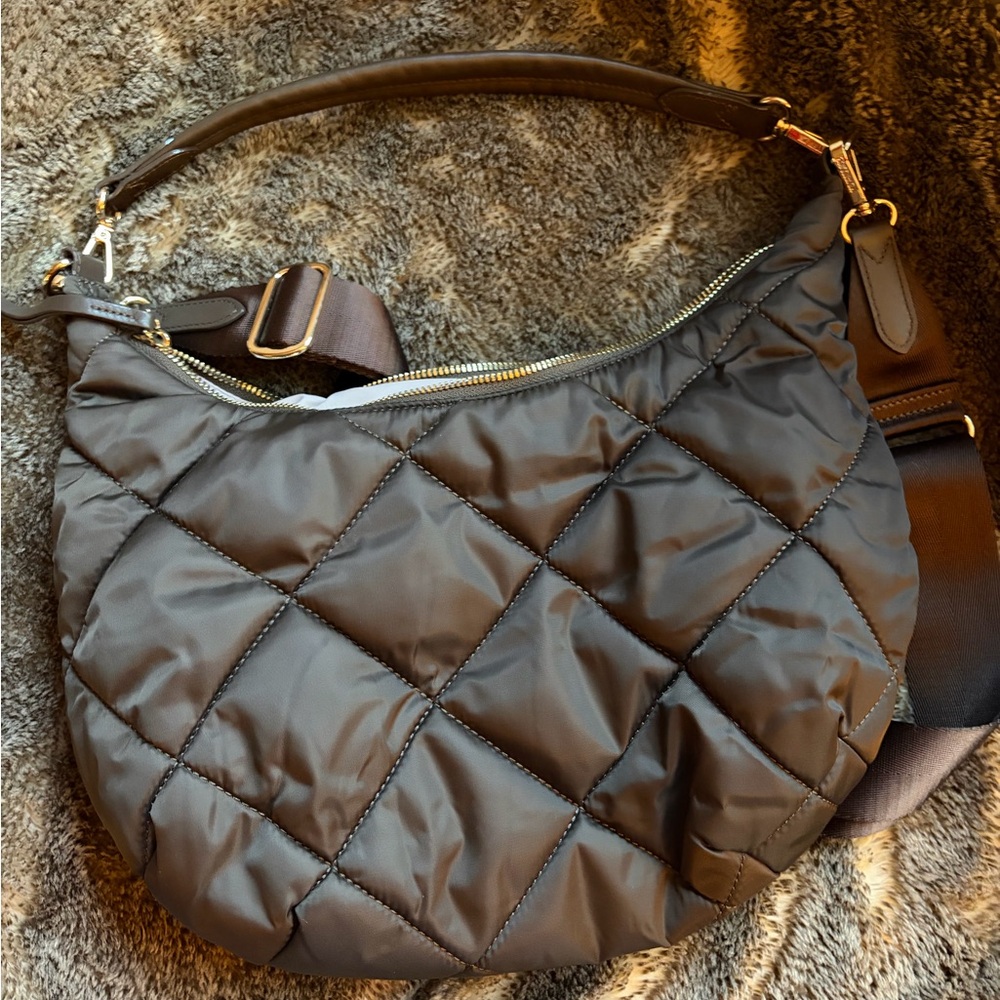 MZ Wallace Walnut Madison Shoulder Bag - Picture 7 of 10